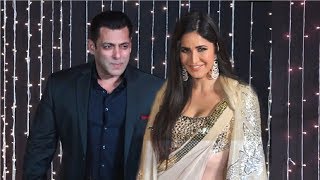 Salman Khan amp Katrina Kaif TOGETHER At Priyanka Chopra amp Nick Jonass WEDDING Reception [upl. by Fonz]