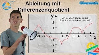 Ableitung mit Differenzenquotient  Oberstufe ★ Übung 2 [upl. by Magen]