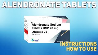 Alendronate tablets how to use Mechanism of action Uses Dosage Side Effects [upl. by Atiniv]