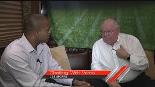 Verne Lundquist speaks on game preparations meeting with coaches [upl. by Fry]