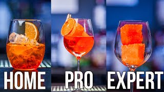 How to Make Aperol Spritz Home  Pro  Expert [upl. by Glynias]