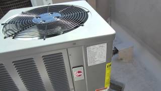 HVAC Heat pump install with construction blooper [upl. by Laurentium484]