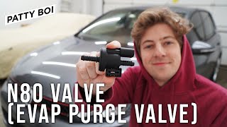 MK6 GTI N80 Valve FixInstall Guide Evaporation Purge Valve [upl. by Linette]