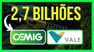 CMIG4  CEMIG Venda BILIONÁRIA para VALE3 DIVIDENDOS BILIONÁRIOS Chegando  dividendos cemig [upl. by Rayshell]