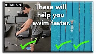 25 gym exercises to help you swim faster Workout 10 Free PDF guide [upl. by Xer]