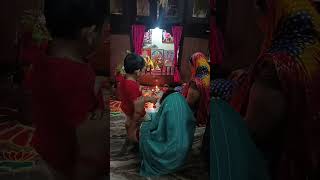 Babu Aarti kar raha hai Tulsi maa ki shorts [upl. by Tuneberg565]