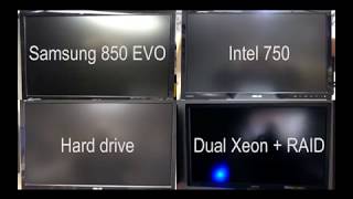 SSD SATA vs M2 vs HDD vs HDD RAID10 [upl. by Leela]