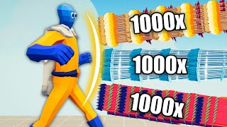 1000x OVERPOWERED UNITS COMPILATION  TABS Totally Accurate Battle Simulator [upl. by Fafa]