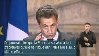 Discours de Nicolas Sarkozy à la Concorde [upl. by Quita]