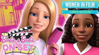 Barbie Career of the Year Women in Film 🎥 Barbie And Barbie On Set  FULL EPISODES 1 amp 2 [upl. by Kolva47]