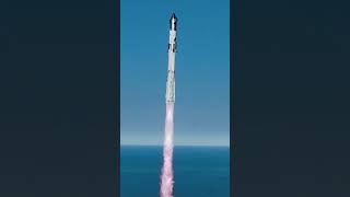 SpaceX Launch Starship Flight 6 shorts spacex [upl. by Ecnerrat544]