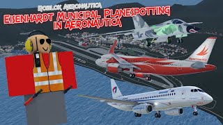 Eisenhardt Municipal Planespotting in Aeronautica  Roblox Aeronautica [upl. by Joashus]