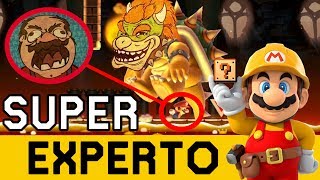 Vas a SENTIR el NERVIOSISMO 😱   SUPER EXPERTO NO SKIP  Super Mario Maker en Español  ZetaSSJ [upl. by Lynna625]