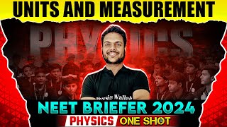 UNITS AND MEASUREMENT in 1 Shot  NEET Briefer  PW Pathshala [upl. by Telracs]