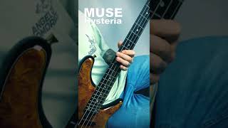 【Muse】Hysteria Bass Cover Shorts muse hysteria [upl. by Ennaitsirk]