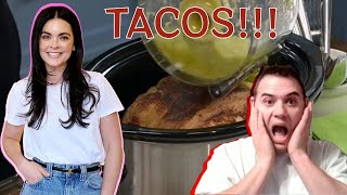 Pro Chef REACTS to Food Networks Pulled Pork Tacos Recipe [upl. by Ocsisnarf]