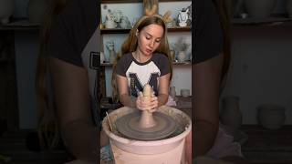 pottery potterygirl ceramic relaxing clay asmr shorts [upl. by Susan]