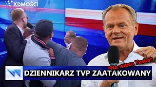 Dziennikarz TVP zaatakowany na Wiecu Tuska  XDmości 31 [upl. by Sateia773]