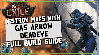 PoE 2  DELETE ALL CONTENT WITH GAS ARROW DEADEYE  Full New Player Friendly Build Guide [upl. by Attener]