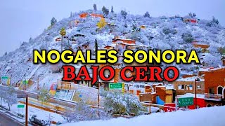 ALERTA TEMPERATURAS BAJO CERO EN NOGALES SONORA [upl. by Aitekram427]