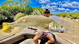 LURE FISHING For Big BARRAMUNDI  In Far North Queensland [upl. by Nnaitsirk]