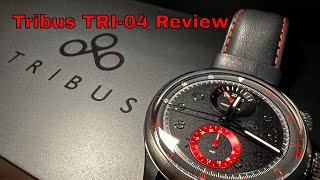 Unboxing and mini review Tribus TRI04 Power Reserve GMT Sport COSC [upl. by Haraz16]