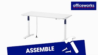 Otto Bakken Electric Sit Stand Desk Assembly Instructions [upl. by Yve852]