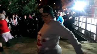 The Fizzogs Dancing Grannies Dance Mega Mix Bilston Christmas Lights Switch on 2018 [upl. by Valer259]