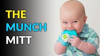 The Munch Mitt Baby Teething Mitten [upl. by Ahtiuqal]