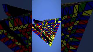 solving 20x20 pyraminx cube [upl. by Anidan]