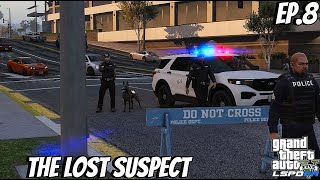 GTA 5 LSPDFR  K9 LAPD Patrol  EP 8  The Lost Suspect [upl. by Drusy]