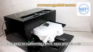 how to print t shirt by DTG T Shirt Printer Tutorial [upl. by Ronaele]