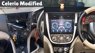 Celerio Android Stereo Installation  Celerio Modified TS9 Pro 432GB [upl. by Jasik445]