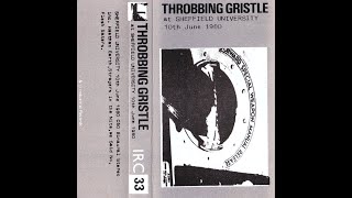 Throbbing Gristle – Sheffield University UK 10th June 1980 [upl. by Ylnevaeh]