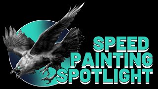 Speed Painting the Raven Transformation  Final Reveal of the Spirit Guardian Wheel 🎨🪶 [upl. by Einaoj]