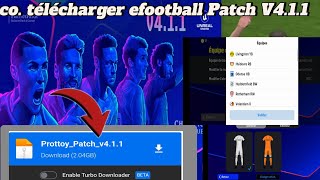 comment télécharger efootball Patch V411 [upl. by Rooke]