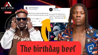 The bithday beef Stonebwoy wishes Shatta Wale [upl. by Pucida406]