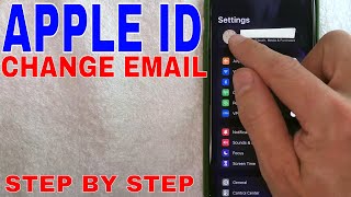 ✅ How To Change Update Apple ID Email 🔴 [upl. by Ynohtnad891]