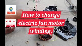 FIX YOUR OWN FAULTY ELECTRIC FAN MOTOR [upl. by Anwadal443]