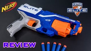 REVIEW Nerf Elite Disruptor Unboxing Review amp Firing Test [upl. by Tsenre]