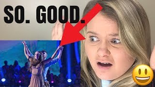 MY FAVORITE DANCE YET MACKENZIE ZIEGLER amp SAGE ROSEN DWTS “COLORS OF THE WIND” REACTION [upl. by Earej]