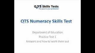 Numeracy Practice Test 1 [upl. by Ysle]