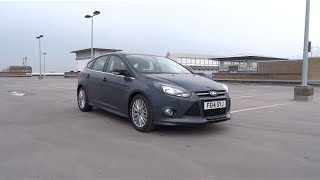 2014 Ford Focus 10T EcoBoost 125 Zetec S StartUp and Full Vehicle Tour [upl. by Eem361]