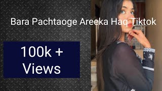 Bara Pachtaoge  Areeka Haq Tiktok  WhatsApp video Status  Tiktok Videos  SHMR Star [upl. by Eisseb]