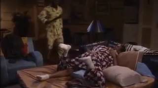 The Wayans Bros 1x06  Shawn amp Marlon sleeping on couch funny [upl. by Robbie]