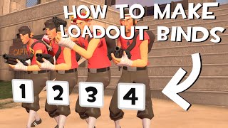 How to Make Change Loadout Binds TF2 [upl. by Oiramrej997]