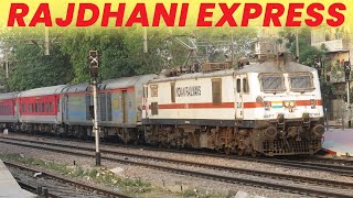 Diesel vs Electric Acceleration  Swarna Jayanti Rajdhani Express [upl. by Aizahs475]