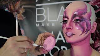 AARÓN BLANCO MAKE UP STUDIO en JESAL·EXTETIC 2018 [upl. by Celio]