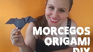 Halloween DIY  morcegos de origami [upl. by Maura82]