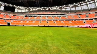 UPDATE TERBARU‼️RUMPUT JIS MAKIN BAGUSSEGERA DIPAKAI PERSIJA JAKARTAUPDATE STADION JIS [upl. by Dnalerb]